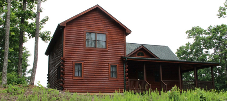 Professional Log Home Borate Application  White County, Georgia